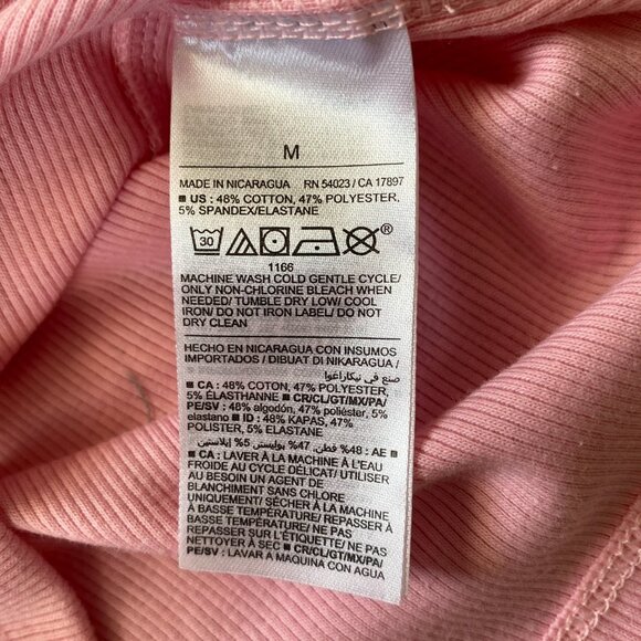 Old Navy girls medium pink stretchy ribbed sleeveless pullover tank top NWT - Picture 7 of 7